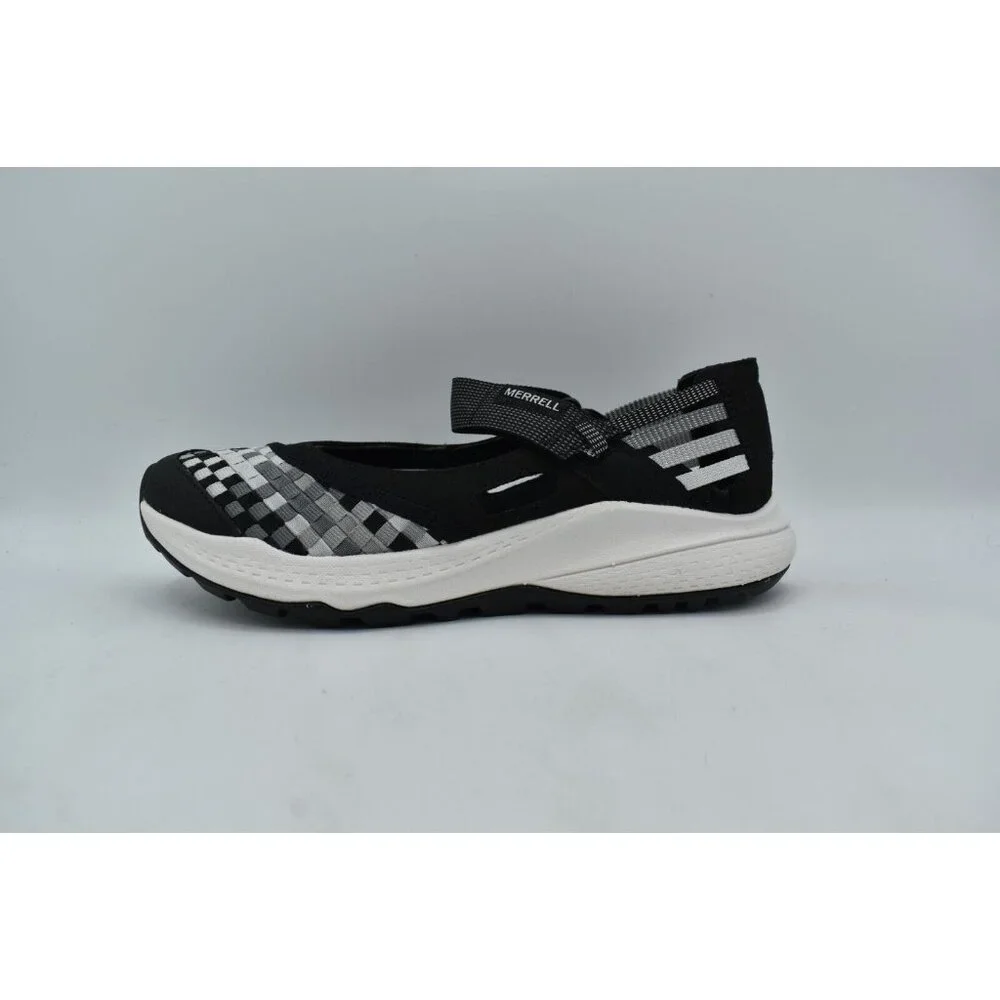 Merrell Womens Size 8 Bravada 2‎ Wrap Black White Sneaker Sandals Shoes